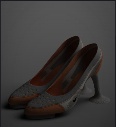 Sporty Heels Footwear 3D Model